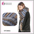 2015 Winter Warm Ladies Jacquard Gradient imitación cachemir bufanda cuadrada